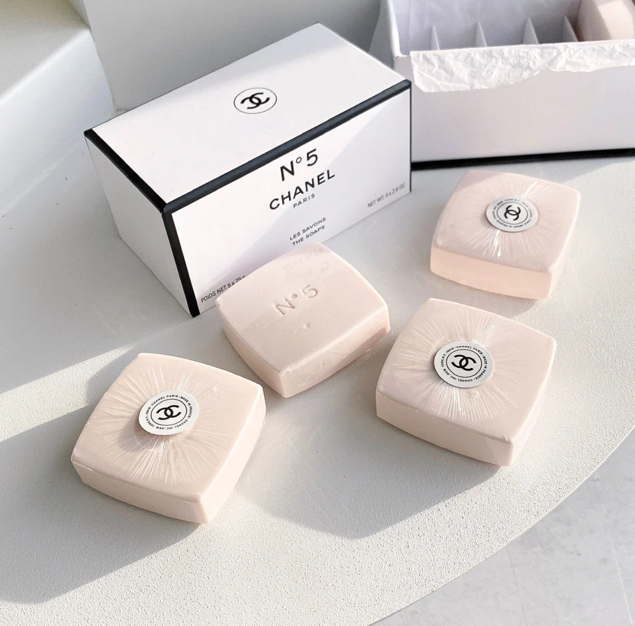 Chanel N5 Soap Set