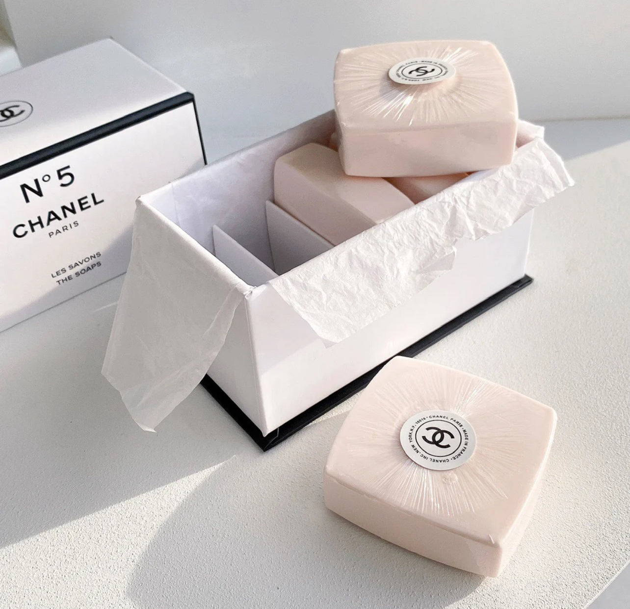 Chanel N5 Soap Set